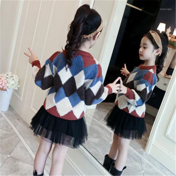 baby girls sweater winter children's clothes thick lattice fashion sweater cute princess coat pullover1, Blue;gray
baby girls sweater winter children's clothes thick lattice fashion sweater cute princess coat pullover1, Blue;gray