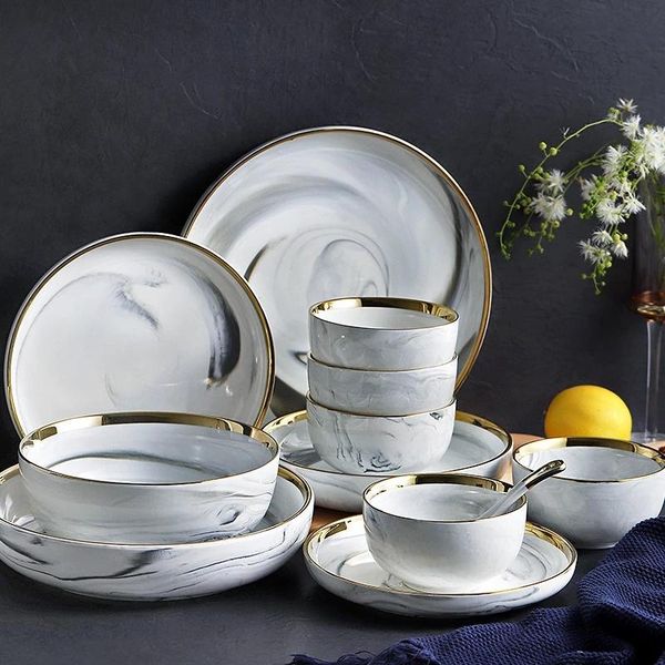 creativity marble ceramic plates and bowls set dinnerware sets christmas salad bone china white plates kitchen dishes round tray
creativity marble ceramic plates and bowls set dinnerware sets christmas salad bone china white plates kitchen dishes round tray