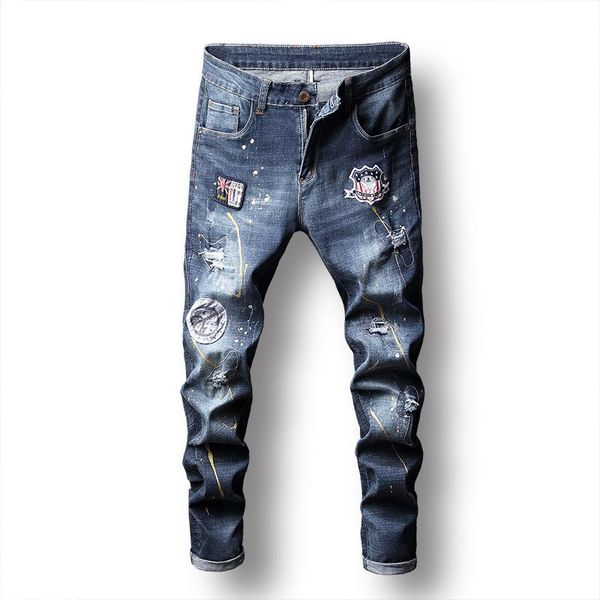 skinny biker jeans men motorcycle hip hop streetwear elastic high waist graffiti patch pencil denim pants plus size, Blue
skinny biker jeans men motorcycle hip hop streetwear elastic high waist graffiti patch pencil denim pants plus size, Blue