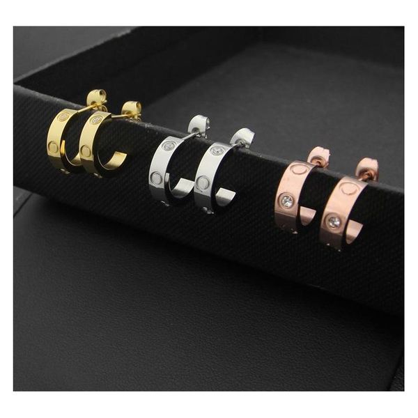 wholesale price of titanium steel threaded belt drill half round openings drilled earrings for women brand charms costume jewelry px83l, Golden;silver
wholesale price of titanium steel threaded belt drill half round openings drilled earrings for women brand charms costume jewelry px83l, Golden;silver