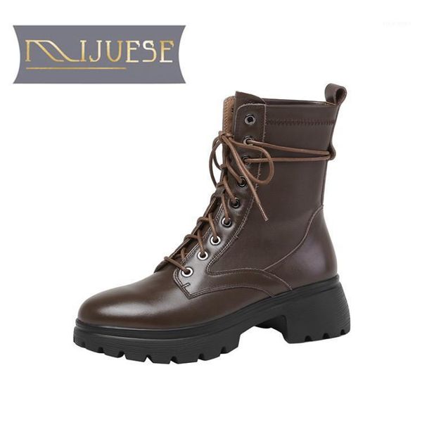 mljuese 2021 women ankle boots cow leather winter short plush round toe lace-up high heels female riding boots size 391, Black
mljuese 2021 women ankle boots cow leather winter short plush round toe lace-up high heels female riding boots size 391, Black