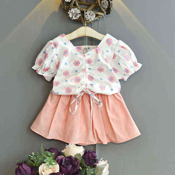 summer girls ruffle outfits fashion korean little girls clothing set flower shirt&skirt 2 pieces cute children clothes g220310, White
summer girls ruffle outfits fashion korean little girls clothing set flower shirt&skirt 2 pieces cute children clothes g220310, White