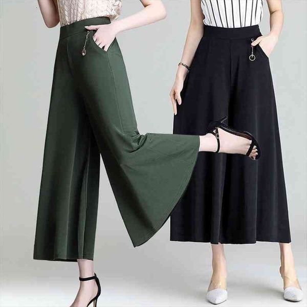 loose wide-legged pants cool thin culotte elastic high waist wide leg womens pants, Black;white
loose wide-legged pants cool thin culotte elastic high waist wide leg womens pants, Black;white