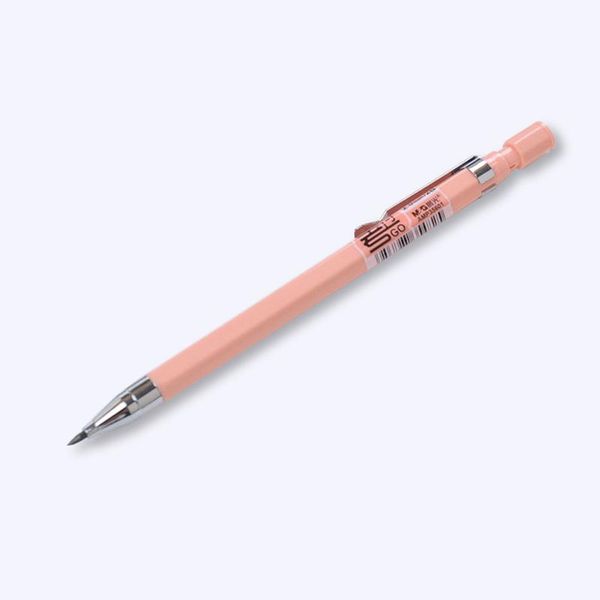 2020 New 1 Pcs Mechanical Pencil, 2.0 Mm Lead Refill, Black/blue/pink Barrel Automatic Pencil For Exams Drawing