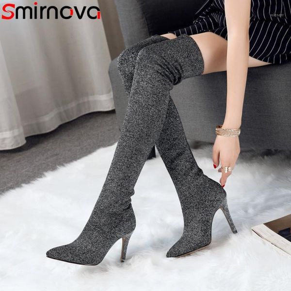 smirnova size 34-41 fashion pointed toe thin high heels prom ladies boots knitting over the knee boots women 2020 new1, Black
smirnova size 34-41 fashion pointed toe thin high heels prom ladies boots knitting over the knee boots women 2020 new1, Black