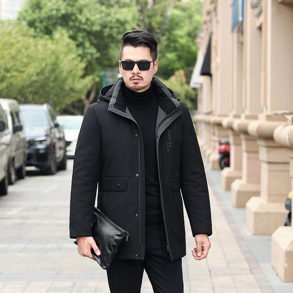 and old people's detachable warm cotton padded jacket winter coat men's autumn and winter long cotton padded jacket, Black
and old people's detachable warm cotton padded jacket winter coat men's autumn and winter long cotton padded jacket, Black