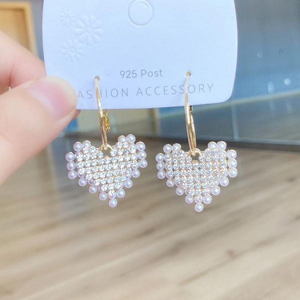dangle & chandelier pearl earrings exquisite baroque retro love pendant simple temperament 2021 trend women elegant jewelry earrring, Silver
dangle & chandelier pearl earrings exquisite baroque retro love pendant simple temperament 2021 trend women elegant jewelry earrring, Silver