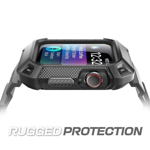 case+strap for watch band 44mm 40mm iwatch accessories rugged tpu protective cover+bracelet watch series 4 5 6 se sqczoj, Black;brown
case+strap for watch band 44mm 40mm iwatch accessories rugged tpu protective cover+bracelet watch series 4 5 6 se sqczoj, Black;brown
