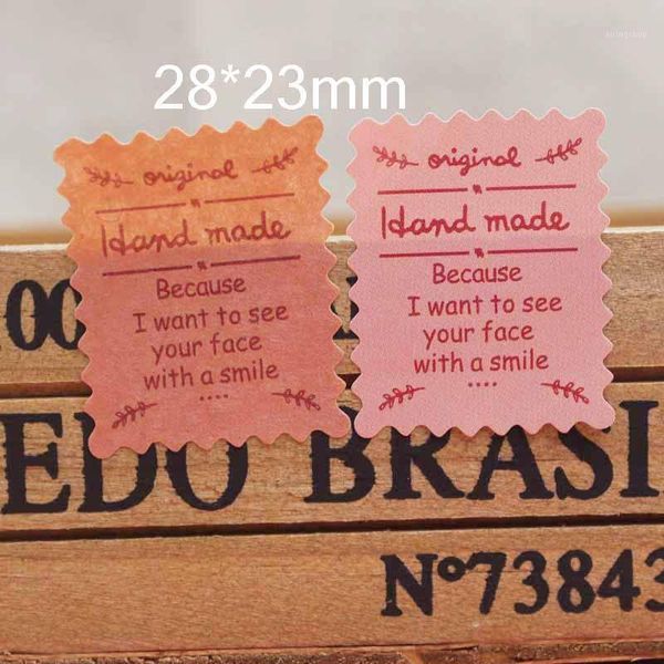 100pcs 2020 new vintage "handmade" series stamp design kraft/pink seal sticker diy note gift labels 28*23mm size1
100pcs 2020 new vintage "handmade" series stamp design kraft/pink seal sticker diy note gift labels 28*23mm size1