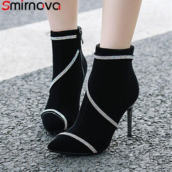 boots smirnova arrive 2021 winter autumn lady pointed toe dress shoes super high heels women's ankle1, Black
boots smirnova arrive 2021 winter autumn lady pointed toe dress shoes super high heels women's ankle1, Black