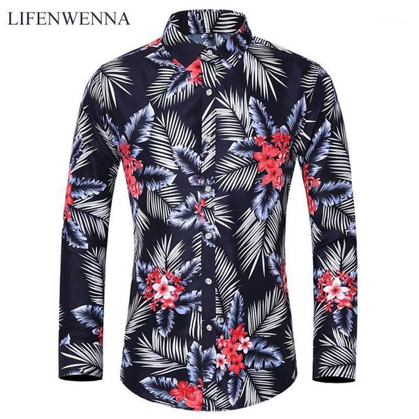 men's casual shirts lifenwenna plus size 5xl 6xl 7xl men's shirt autumn fashion flower printed long sleeve men business office shi, White;black
men's casual shirts lifenwenna plus size 5xl 6xl 7xl men's shirt autumn fashion flower printed long sleeve men business office shi, White;black