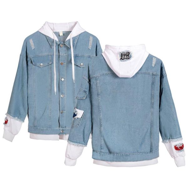 women's jackets drop shopping 2021 kpop jean women long sleeve denim stitching jacket coat harajuku ovesized jeans hoodies 888, Black;brown
women's jackets drop shopping 2021 kpop jean women long sleeve denim stitching jacket coat harajuku ovesized jeans hoodies 888, Black;brown