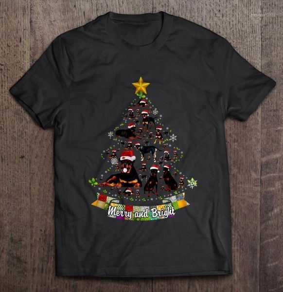 men's t-shirts men funny t shirt fashion tshirt merry and bright rottweiler christmas tree women t-shirt1, White;black
men's t-shirts men funny t shirt fashion tshirt merry and bright rottweiler christmas tree women t-shirt1, White;black
