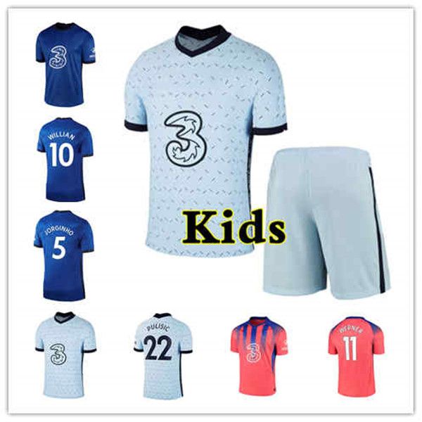 20 21 giroud women soccer jerseys pulisic morata kante home bule away white football shirts willian pedro willian fabregas lady uniforms, Black;yellow
