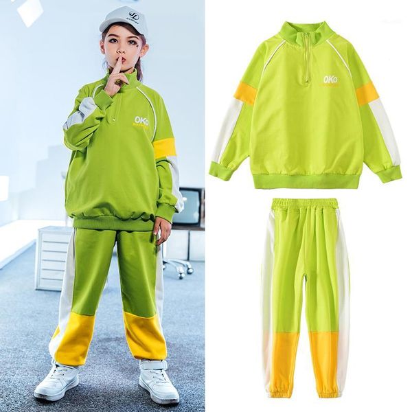 children's hip-hop dance costumes girls green hiphop sweater suit performance clothes new year's day jazz dance costumes sl22181, Black;red
children's hip-hop dance costumes girls green hiphop sweater suit performance clothes new year's day jazz dance costumes sl22181, Black;red