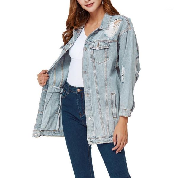 vintage women 2020 autumn demin jacket coat new casual loose korean style long sleeve wild boyfriend overcoat outerwear1, Black;brown
vintage women 2020 autumn demin jacket coat new casual loose korean style long sleeve wild boyfriend overcoat outerwear1, Black;brown