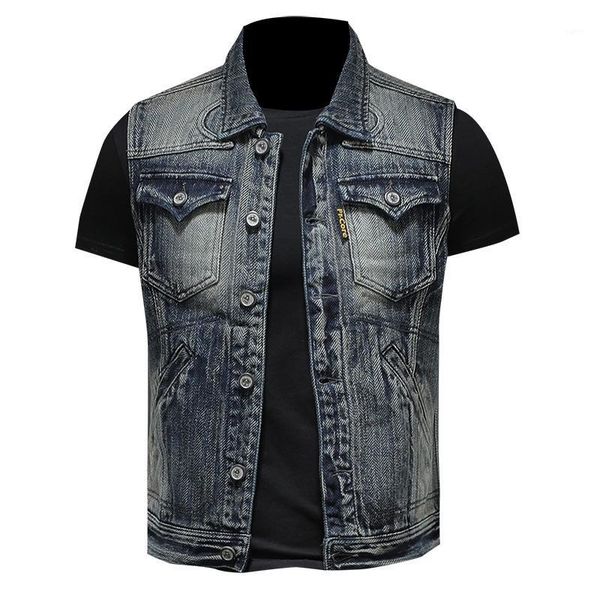 mens vintage punk vest spring summer biker motorcycle denim wasitcoat men casual outdoors cotton sleevless jean jacket1, Black;white
mens vintage punk vest spring summer biker motorcycle denim wasitcoat men casual outdoors cotton sleevless jean jacket1, Black;white