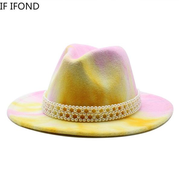 wide brim hats casual winter autumn wool fedora hat with pearl ribbon gentleman elegant lady pink felt panama jazz caps, Blue;gray
wide brim hats casual winter autumn wool fedora hat with pearl ribbon gentleman elegant lady pink felt panama jazz caps, Blue;gray