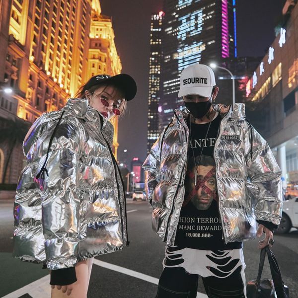 winter fluffy jackets for men 2020 fashion trends bright clothing thick padded coats with hood couples hip hop streetwear, Black;brown 
winter fluffy jackets for men 2020 fashion trends bright clothing thick padded coats with hood couples hip hop streetwear, Black;brown