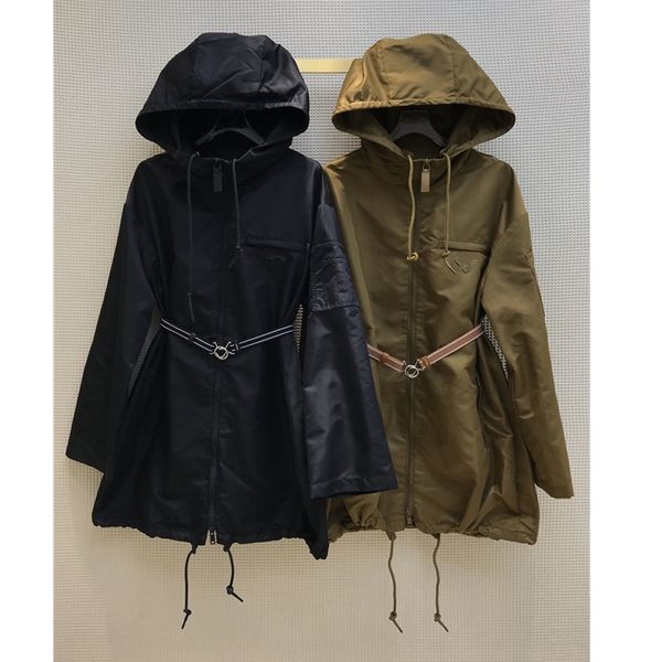 fashion thin trench coat for women spring autumn hooded outerwear with sashes trench glossy spring coat 201102, Tan;black
fashion thin trench coat for women spring autumn hooded outerwear with sashes trench glossy spring coat 201102, Tan;black