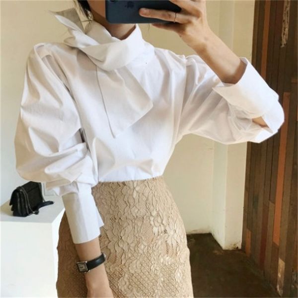 2021 new fancy of women long sleeves solid shirts bow neck hollow sleeve back blouse korean style spring autumn g1qc, White
2021 new fancy of women long sleeves solid shirts bow neck hollow sleeve back blouse korean style spring autumn g1qc, White