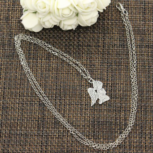 tibetan silver color pendant pray angel choker charm short long diy necklace factory price handmade jewelry 2b5l
tibetan silver color pendant pray angel choker charm short long diy necklace factory price handmade jewelry 2b5l