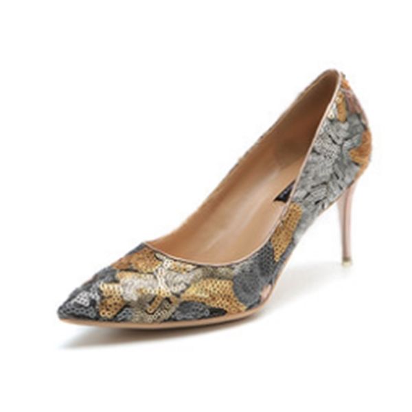 party shoes of young women pearl sequins high heels show women's gracious host tv program date visit italian-style bombs 7cwl, Black
party shoes of young women pearl sequins high heels show women's gracious host tv program date visit italian-style bombs 7cwl, Black