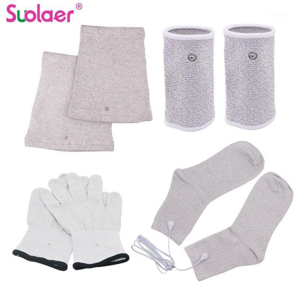 conductive silver fiber tens / ems electrode treatment gloves + socks + knee pads bracers acupressure device accessories 2.5mm1
conductive silver fiber tens / ems electrode treatment gloves + socks + knee pads bracers acupressure device accessories 2.5mm1