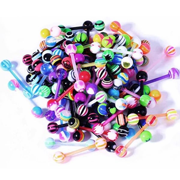 10 20 30pcs acrylic tongue piercing barbell lot mix tongue piercing plastic lot nipple bartongue ring pack piercing lengua lote f sqchjs, Silver
10 20 30pcs acrylic tongue piercing barbell lot mix tongue piercing plastic lot nipple bartongue ring pack piercing lengua lote f sqchjs, Silver