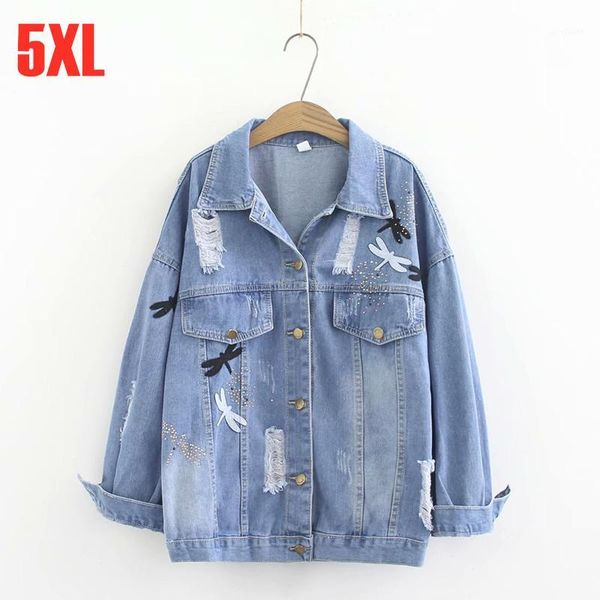 spring women plus over size 5xl outwear jean jacket womantie dye denim coat casual loose female korean jeans jackets clothes1, Black;brown
spring women plus over size 5xl outwear jean jacket womantie dye denim coat casual loose female korean jeans jackets clothes1, Black;brown