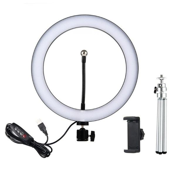 10.23-дюймовая кольцевая лампа видео света dimmable led selle sellio light photography с штативом для телефона
10.23-дюймовая кольцевая лампа видео света dimmable led selle sellio light photography с штативом для телефона