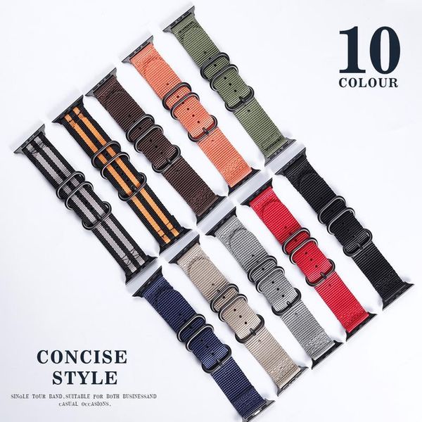 nylon watchband for watch band series 5 4 3 2 1 sport bracelet 42mm 44mm 38mm 40mm strap for iwa qylpau, Black;brown
nylon watchband for watch band series 5 4 3 2 1 sport bracelet 42mm 44mm 38mm 40mm strap for iwa qylpau, Black;brown