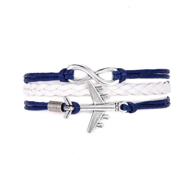 vintage dream airplane multilayer leather bracelet men women fashion braided handmade rope wrap bracelets & bangles male gift wmtqxb
vintage dream airplane multilayer leather bracelet men women fashion braided handmade rope wrap bracelets & bangles male gift wmtqxb