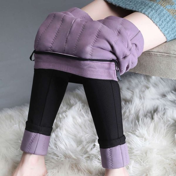 plush children wear cotton winter women's leggings for women thickened warm silk high waist elastic trousers in autumn leather pants sa, Black
plush children wear cotton winter women's leggings for women thickened warm silk high waist elastic trousers in autumn leather pants sa, Black