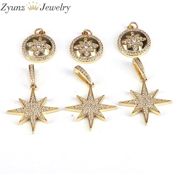 5pcs, gold color cz pendant, micro pave cubic zirconia charm, north star for earring necklace charm q1209, Bronze;silver
5pcs, gold color cz pendant, micro pave cubic zirconia charm, north star for earring necklace charm q1209, Bronze;silver