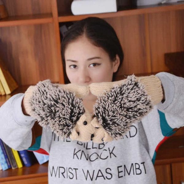 women winter new gloves without fingers knitting wool cute warm mittens fingerless cartoon hedgehog warm gloves 3 colors, Blue;gray
women winter new gloves without fingers knitting wool cute warm mittens fingerless cartoon hedgehog warm gloves 3 colors, Blue;gray