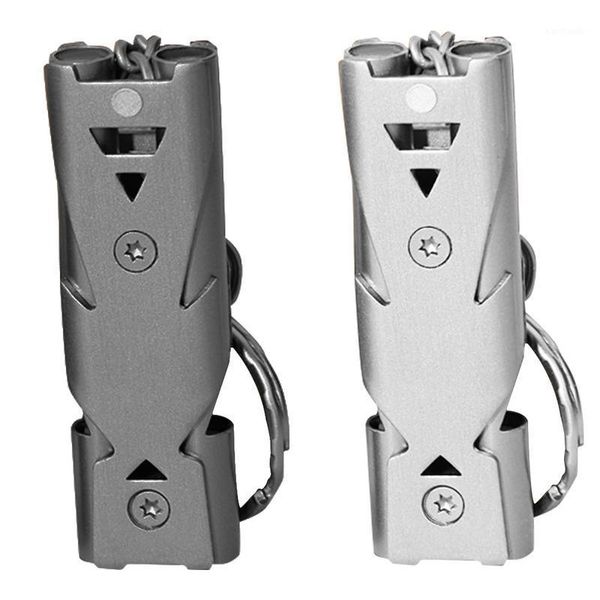 other sporting goods stainless steel whistle double tube outdoor survival high frequency earthquake rescue decibel1
other sporting goods stainless steel whistle double tube outdoor survival high frequency earthquake rescue decibel1