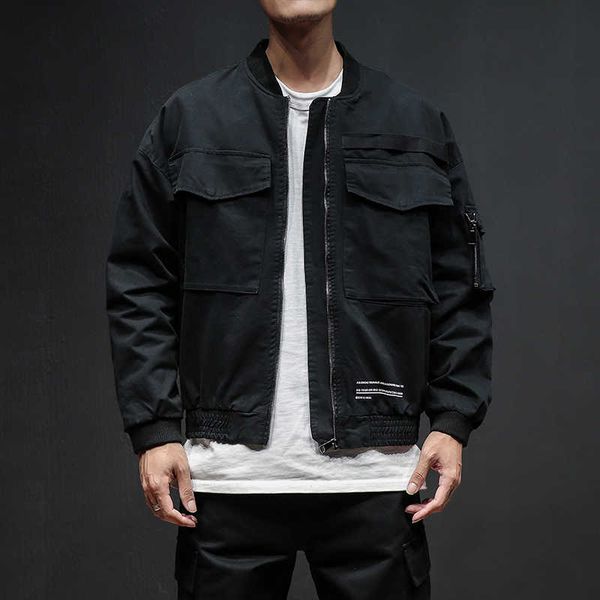 bomber jacket for men solid casual clothes mens ceket casacas para hombre baseball jacket harajuku kurtka roupas masculina pilot, Black;brown
bomber jacket for men solid casual clothes mens ceket casacas para hombre baseball jacket harajuku kurtka roupas masculina pilot, Black;brown