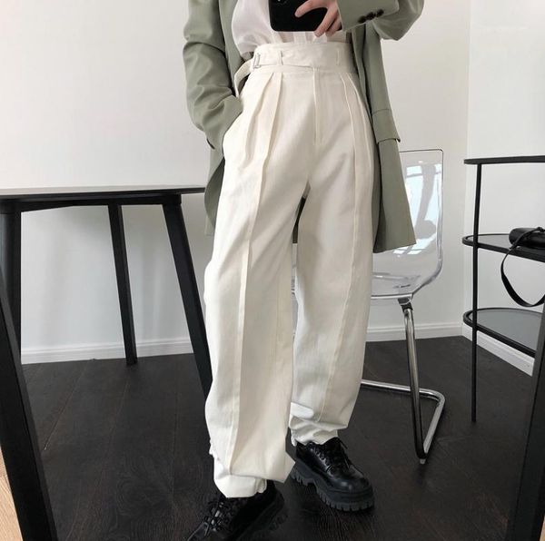 women's pants & capris 2021 white loose high waist women wide leg ankle-length leisure all-match simple trendy 2051, Black;white
women's pants & capris 2021 white loose high waist women wide leg ankle-length leisure all-match simple trendy 2051, Black;white