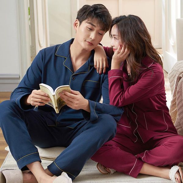 men's sleepwear couple pajamas spring and autumn men women pure cotton long-sleeved middle-aged plus size home service suit fashion, Black;brown
men's sleepwear couple pajamas spring and autumn men women pure cotton long-sleeved middle-aged plus size home service suit fashion, Black;brown