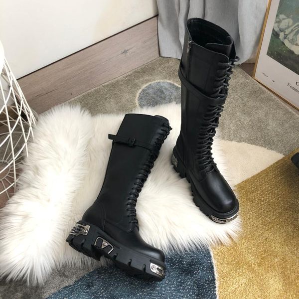 boots women thigh high with zipper knee-high leather keep warm round toe shoes british style knight, Black
boots women thigh high with zipper knee-high leather keep warm round toe shoes british style knight, Black