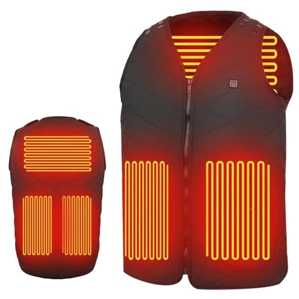 women's vests adjustable outdoor winter warm heating vest for riding skiing fishing charging via heated coat men women zipper #3, Black;white
women's vests adjustable outdoor winter warm heating vest for riding skiing fishing charging via heated coat men women zipper #3, Black;white