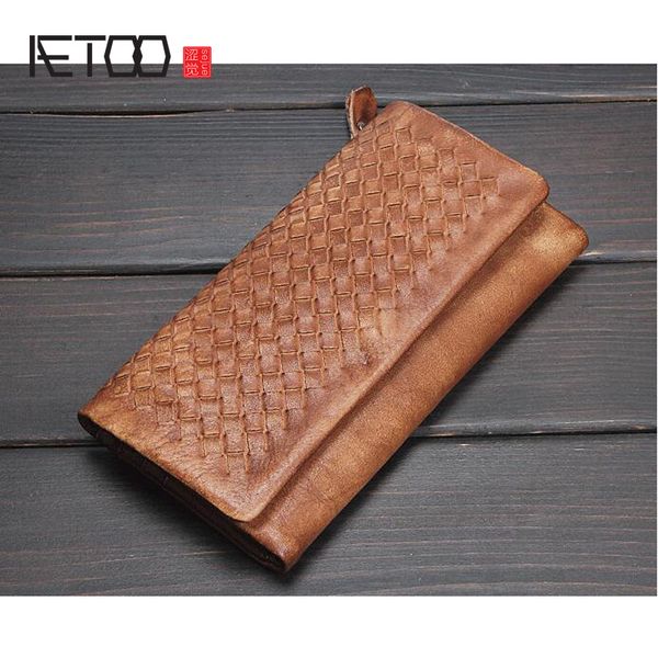 hbp aetoo hand-woven zipper wallet men and women leather first layer of tanned leather long woven weaved wallet multi-card, Red;black
hbp aetoo hand-woven zipper wallet men and women leather first layer of tanned leather long woven weaved wallet multi-card, Red;black