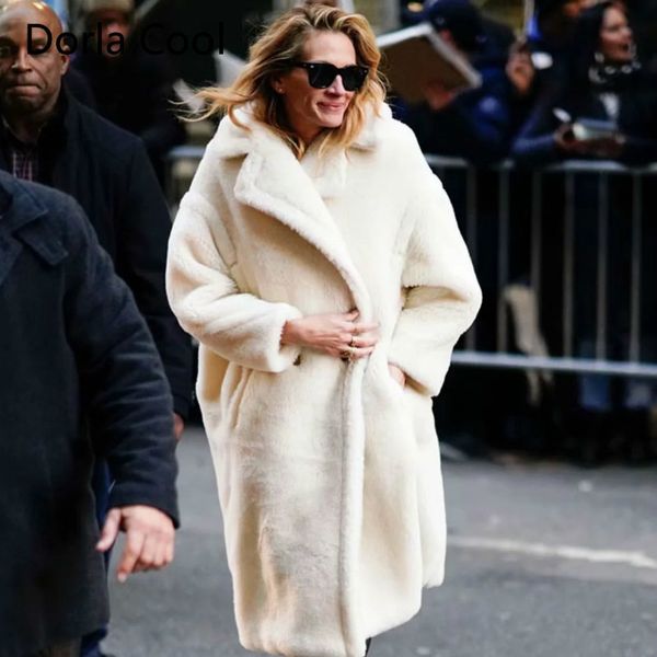 european high street imitation lamb skin thick female jacket meadow long loose parka chic girl solid fur coats from the outerwear 3d32, Black
european high street imitation lamb skin thick female jacket meadow long loose parka chic girl solid fur coats from the outerwear 3d32, Black