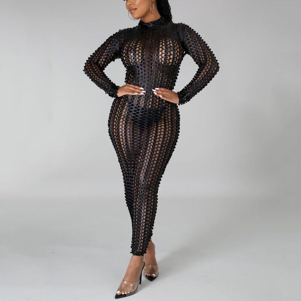 black dresses party night club dress 2020 hole long sleeve see through high waist evening night vestidos mujer dresses, Black;gray
black dresses party night club dress 2020 hole long sleeve see through high waist evening night vestidos mujer dresses, Black;gray