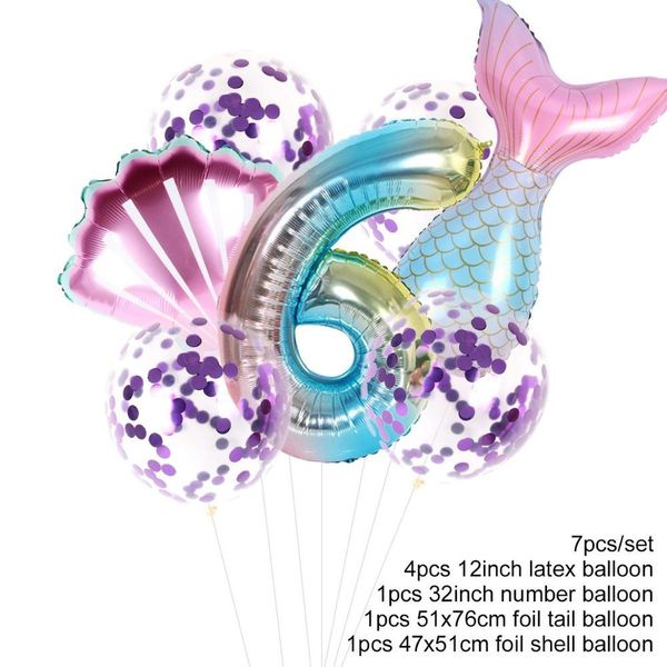 7pcs lot mermaid шары партии 32inch количество фольга шар дети birthday party украшения baby shower декор гелий globos wmtxms hx_pack
7pcs lot mermaid шары партии 32inch количество фольга шар дети birthday party украшения baby shower декор гелий globos wmtxms hx_pack