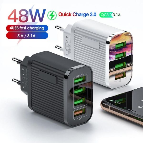 cell phone adapters home travel eu plug 48w qc3.0 quick charging 4 usb ports wall charger adapter
cell phone adapters home travel eu plug 48w qc3.0 quick charging 4 usb ports wall charger adapter