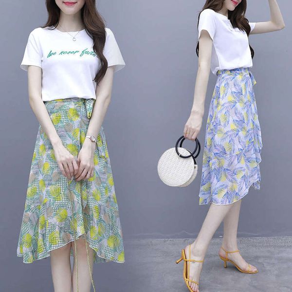 2019 net red french two piece new fashion summer dress foreign chiffon small fragrance suit skirt, Black;gray
2019 net red french two piece new fashion summer dress foreign chiffon small fragrance suit skirt, Black;gray