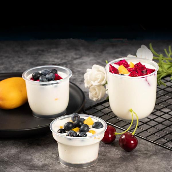 gift wrap 50pcs high temperature resistant baking pudding cup 100ml 200ml yogurt disposable thick plastic dessert ice cream with lid
gift wrap 50pcs high temperature resistant baking pudding cup 100ml 200ml yogurt disposable thick plastic dessert ice cream with lid