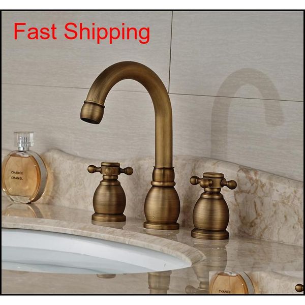 antique brass dual handle basin faucet widespread 3 hole bathroom mixer qyldyb yh_pack
antique brass dual handle basin faucet widespread 3 hole bathroom mixer qyldyb yh_pack